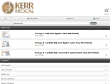 Tablet Screenshot of kerrmedical.com